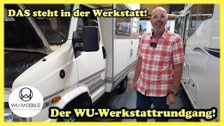 Was versteckt sich aktuell in der Werkstatt? WU-Werkstattrundgang!