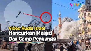 Serangan Rudal Israel Hancurkan Masjid dan Camp Pengungsi di Gaza