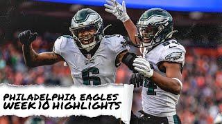 Philadelphia Eagles Highlights vs Broncos - Week 10 2021 [HD]