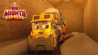 Build-It-Brock Finds the Treasure AND MORE | Mighty Express Compilation | Cartoons for Kids