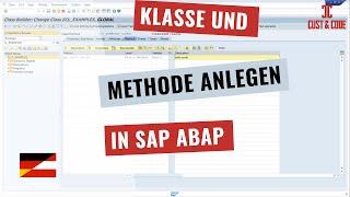 Klasse und Methode anlegen in SAP ABAP [deutsch]