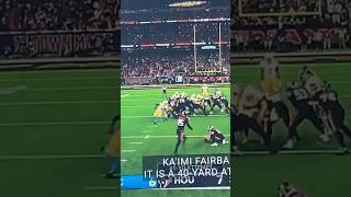 AFC Wildcard 2025 Houston Texans Ka’imi Fairbairn FG Attempt vs LA Chargers 01/11/25#shorts#short#fg