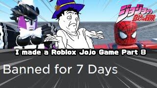 I was Banned so I made skins instead | I made a Jojo Game part 8