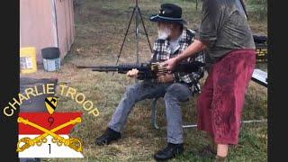 Vietnam Vet Shooting an M60 Machine Gun (first time since Vietnam)