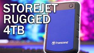 Affordable RUGGED Storage! - Transcend StoreJet 4TB Review! [4K]