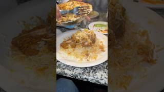 Tasty Mutton Biryani ️ and Chicken Kebabs  in Hyderabad ️ #youtubeshorts #shorts