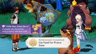 Cat Food For Prawn Guns Achievement Stones, Coconuts, And Saurian Traffickers Genshin Impact 5.2