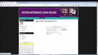 Sistem Informasi ujian online Berbasis web PHP/Mysql   (Source code)