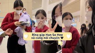 Một ngày đi đu idol của du học sinh Hàn Quốc ?? Rina gặp Han So Hee và cùng nói chuyện ??