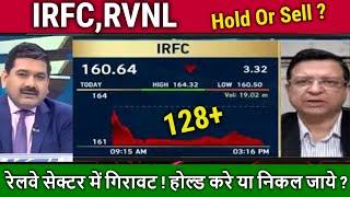 IRFC,RVNL share latest news/hold or sell?Railtel,RVNL,IRFC share target,analysis/railway stocks news