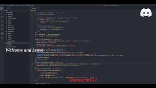 Welcome-Leave Messages | Discord.js v12