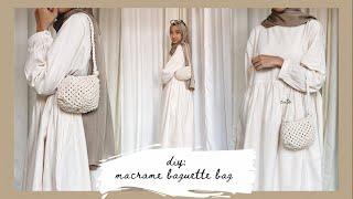 diy: recreate macrame (mini) baguette bag | citraamr