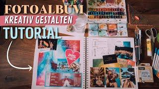 FOTOALBUM TUTORIAL - 10 Schritte (Aquarellstifte, Handlettering, Zeichnen am iPad) // JustSayEleanor