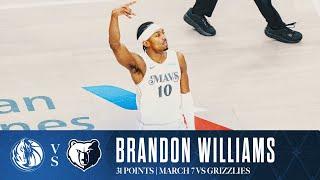 Brandon Williams (31 Points) Highlights vs. Memphis Grizzlies | March 7, 2025