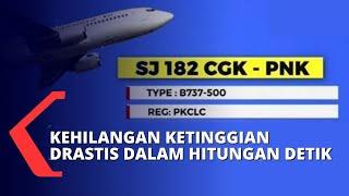 Ini Kronologi Jatuhnya Pesawat Sriwijaya Air, Kehilangan Ketinggian dalam Kurang Satu Menit