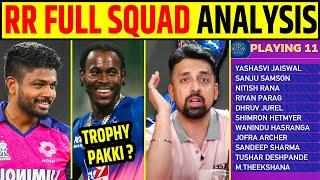 RR FULL SQUAD ANALYSIS AFTER IPL 2025 MEGA AUCTION, RR BEST PLAYING 11, IPL 2025