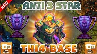 TOP 10 BEST TH14 TROPHY BASE  PUSHING BASE WITH REPLAY || TH14 BASE WITH LINK || TH14 BASE 2024