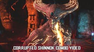 CORRUPTED SHINNOK COMBO VIDEO + MKX ALTERNATE ENDING BY TONY-T