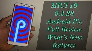 MIUI 10 9.3.28 Beta Update Android Pie(Dark Mode)Full Review  Hindi