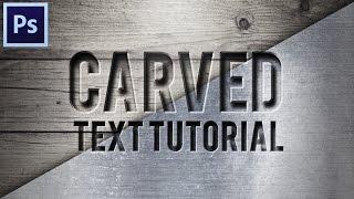 Tutorial: How to Carve Text Into Wood & Steel Using Photoshop!