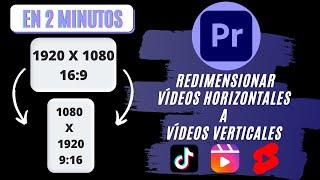 How to CONVERT HORIZONTAL videos to VERTICAL videos | Adobe Premiere Pro Tutorial