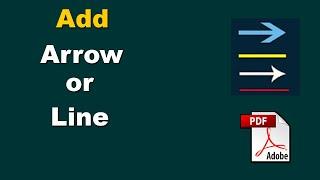 How to Add Arrow or Line to PDF Adobe Acrobat Pro 2020