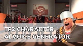 TF2 AI Voice Generator | Make Yourself Sound Like TF2 Character!!!