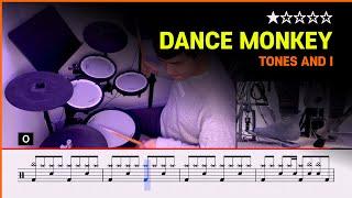 [Lv.03] Dance Monkey - Tones And I () Pop Drum Cover with Sheet Music