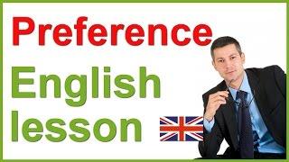 Expressing PREFERENCES | English lesson