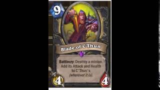 Blade of C'Thun Sounds - Hearthstone