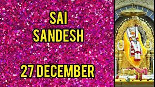 SAI SANDESH || 27 DECEMBER 2024