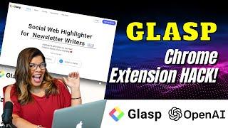 GLASP - ChatGPT Extension + AI Hack | Write YouTube Comments Without Even Watching the Video!