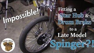 A Star Hub and Drum Brake on a Late Model Springer Front End?!