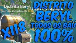 DISTRITO BERYL 100% TODOS OS BÁU DE FONTAINE | Genshin Impact