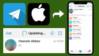 How to fix Telegram "Updating" problem in iPhone