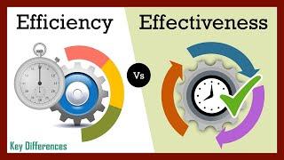 Efficiency vs Effectiveness: What's the Difference?