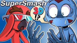 SuperSmash - VANOSS AND I TRY OUT THIS 3D STICK FIGHT GAME!!!! (Red Vs Blue)