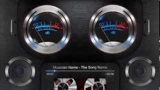 Audio React VU Analog Meter. After Effects Template.