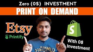 How to Start Print on Demand Business with Etsy + Shopify + Printify - Full Tutorial 2023
