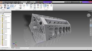 Autodesk Inventor tutorial   V12 engine | Ep 05  Full HD 