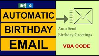 Send Birthday Messages Automatically Using Excel VBA - 99Excel #birthdaywishes #birthdaywhatsapp