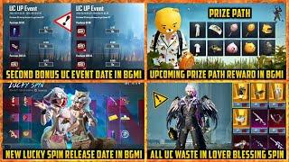  Next PRIZE PATH in Bgmi | Upcoming UC event date | New Lucky spin release date in BGMI