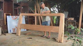 Making A Sturdy Bed Base Projects, Extremely Ingenious Skills Woodworking Worker