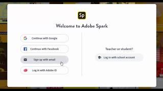 Adobe Spark Video Download and Sign up (1 of 8)