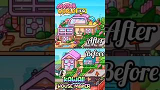 Avatar World New Update Tutorial Kawaii House Maker #avatarworld #pazu #pazugames #shorts