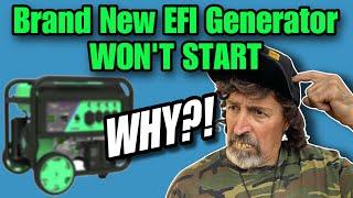 Why Won't This Brand New EFI Generator WON'T START?