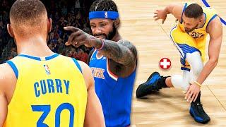 FIGHTING STEPH CURRY AFTER ANKLE BREAKER! NBA 2K22 My Career Next Gen Gameplay