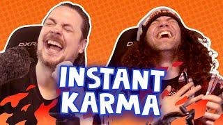 REACTING to ICONIC Instant Karma moments | Game Grumps Compilations
