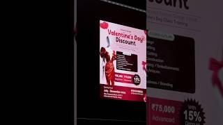 Fashion Poster Redesign | How to design fashion poster in photoshop tutorial #posterredesign #shorts