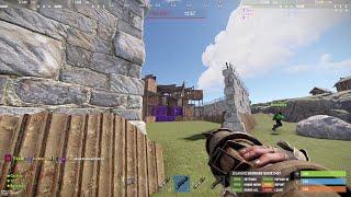 Rust Bedwars 3v30 (3.40KD) 150 Rocket Raid!